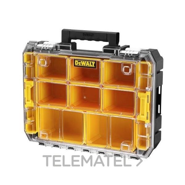 ORGANIZADOR CON TAPA TRANSPARENTE COMPARTIMIENTOS EXTRAÍBLES TSTAK? V