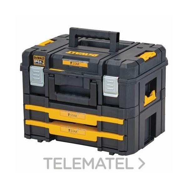 MLTA.MTUSO.TSTAK II(SELLADO IP54)+CAJONERA DBL.TSTAK IV ESP.ESTRUC.2,8mm MEDIDAS