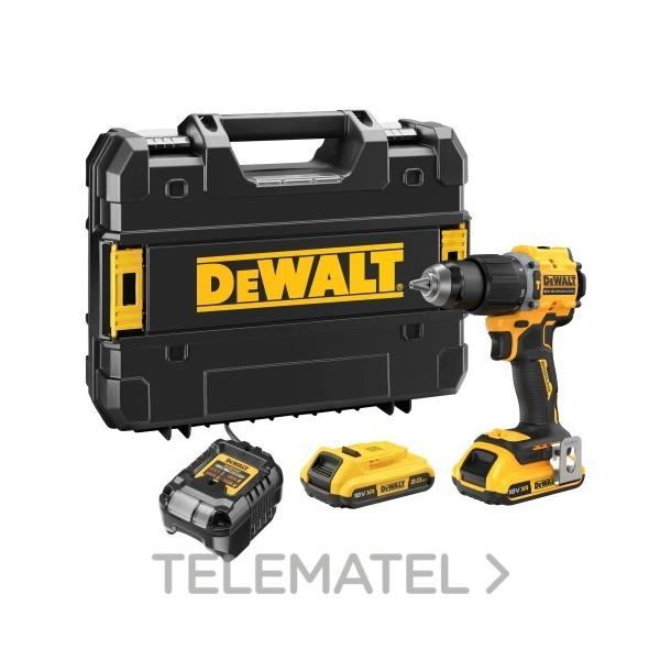 TALADRO PERC.S/ESCOB.XR 18V 13mm 74Nm 2 BATS.LI-ION 5Ah MALETÍN TSTAK