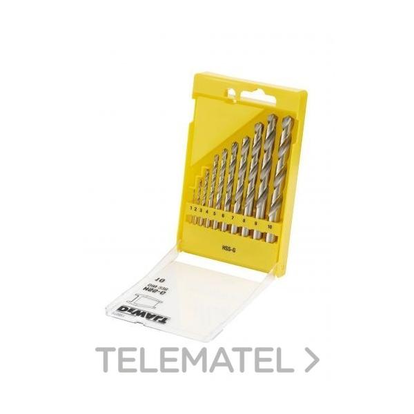 CASSETTE BROCAS DIÁMETRO 1 A 10mm (13u)