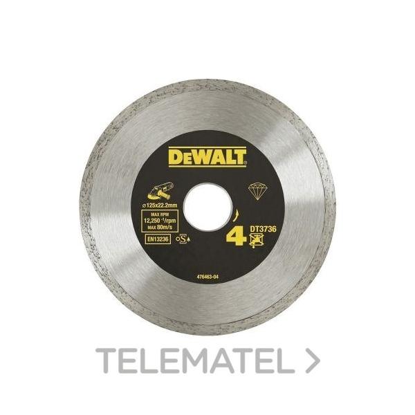 DISCO FIBRA CERÁMICA 125mm AZULEJOS PORCELANA