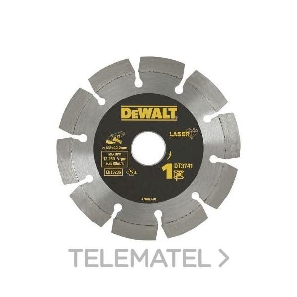 DISCO FIBRA CERÁMICA 125mm MATERIAL CONSTRUCCIÓN HORMIGÓN