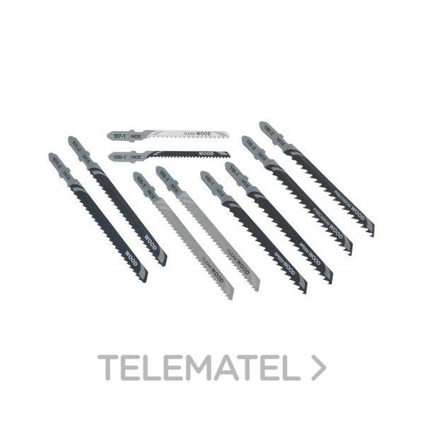 CONJUNTO 10 HOJAS SIERRA CALAR MADERA