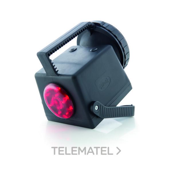 LINTERNA RECARGABLE LRT-1 TRASERA 12 LED ROJO