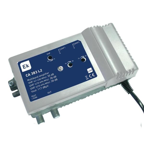 CENTRAL CA 383 L2 3 IN VHF/UHF/UHF 30dB/2x38dB 117dBV LTE2
