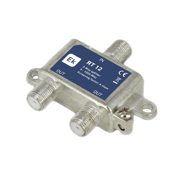 REPARTIDOR CLASE A 2 SALIDAS RT 12 5-1000MHz CON PASO DC