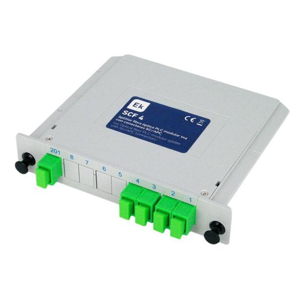 SPLITTER ÓPTICO CASSETTE 1x4 SC/APC