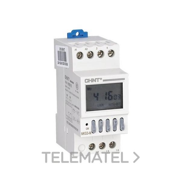 RELOJ PROGRAMADOR MODULAR 2 MÓDULOS DIN 1 SEGUNDO